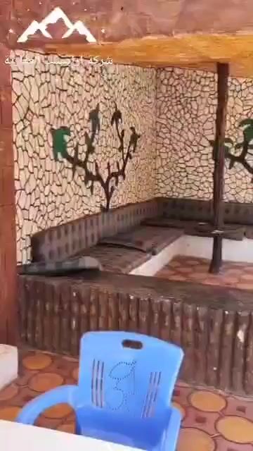 للبيع مزرعة طابقين مفروشة 1 دونم/ مجهزة كامل/معرتمصرين طريق باتنتة